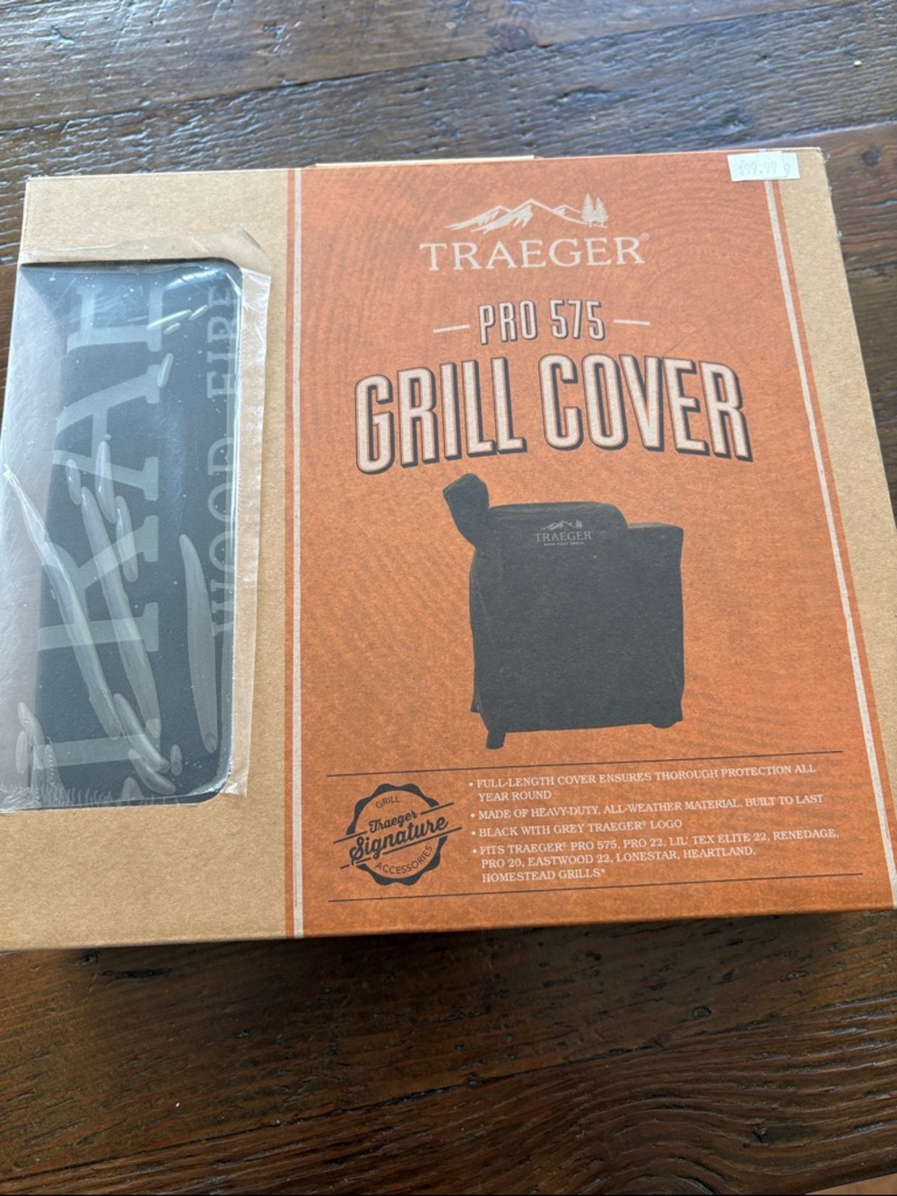 Pro 575 Traeger Grill Cover in Black